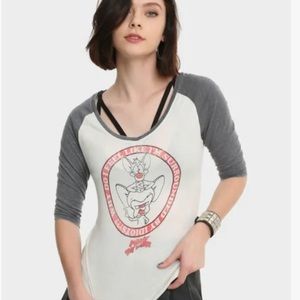 Pinky and the Brain Hot Topic raglan t-shirt. Size small. New with tags.